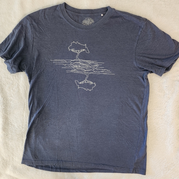 Prana Other - Prana Men's Blue Tree Reflection Tee